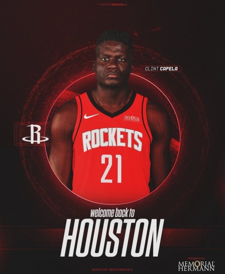 Scotto更新：卡佩拉和火箭签下的是3年2110万合同 含5%交易保证金