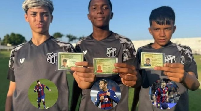 梅西、内马尔、小白再次并肩作战!塞阿拉青训营三小将和巨星同名